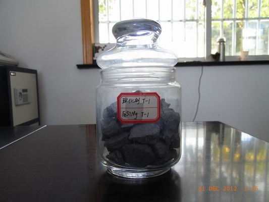 Cast Iron Alloys FeSiMg ( 6 - 1 ) Mg 5 - 7% With SiMg8RE3 For Nodular Cast Iron