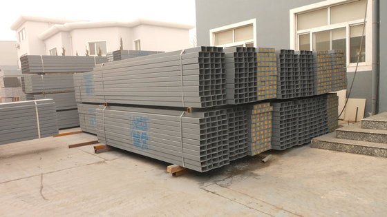 Q345 Square Welded Steel Tube , Galvanized Steel Tubing