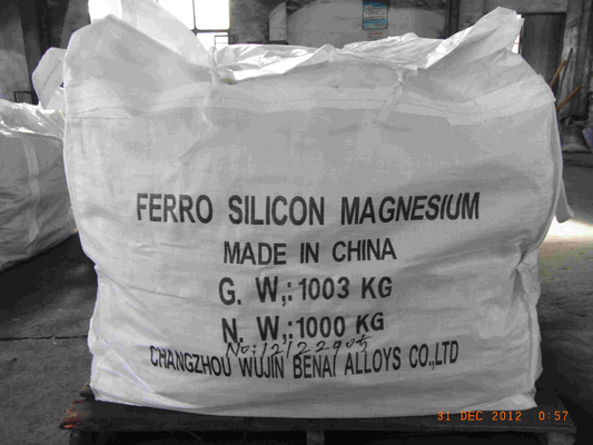 Lower MgO Cast Iron Alloys With Fe Balance Si 38 - 44% For Cast Iron Foundry