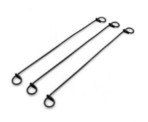 Bar 16 Gague Binding Galvanized Iron Wire , PVC Coated Loop Tie Wire