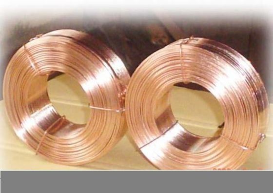 durable flat enameled copper wire Gold plating metal steel wire