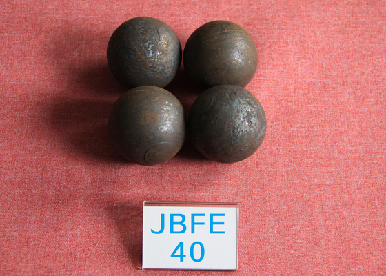 Power Station Forged Grinding Steel Ball B2 D40mm High Surface Heardness 61hrc - 63hrc
