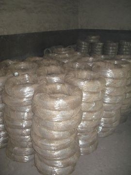 Silver Thin Electro Galvanized Iron 0.3mm Wire , Steel Soft Spool Wire