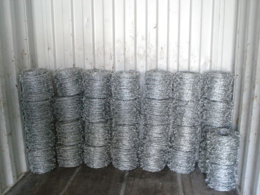 PVC Coated Hot-Dipped Galvanized Iron Wire , Railways / Highway Fence Barbed Wire